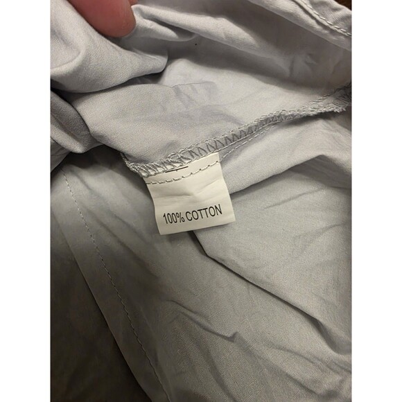 Hotouch Women Gray Button Down Shirt Long Sleeve V Neck Size XL - Picture 5 of 8